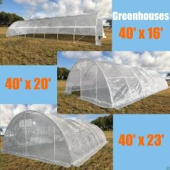 Delta Canopy 40'x16', 40'x20', 40'x23' Large Greenhouse Greenhouses