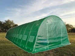 Delta Canopy Greenhouse 46'x13' - Walk-in Nursery With Round Arch