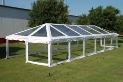 Delta Canopy PVC Party Tent 60'x20' - Clear ComBi - NEW!