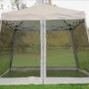 Delta Canopy Pop Up Tents 8'x8'/10'x10' White - Slant Leg W Net - Pop Up Tent