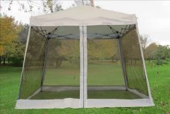 Delta Canopy Pop Up Tents 8'x8'/10'x10' White - Slant Leg W Net - Pop Up Tent