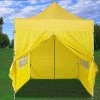 Delta Canopy 8'x8' Yellow - Pop Up Tent Basic