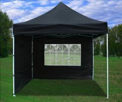 Delta Canopy Pop Up Tents 8'x8' Black - Pop Up Tent Basic