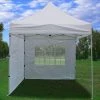 Delta Canopy Pop Up Tents 8'x8' White - Pop Up Tent Basic