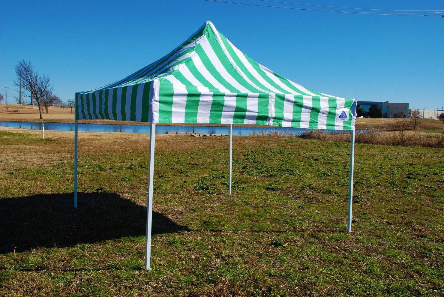 Delta Canopy 8'x8' Green Stripe - Pop Up Tent Basic Pop Up Tents 4 Delta Canopy 8'x8' Green Stripe - Pop Up Tent Basic Pop Up Tents
