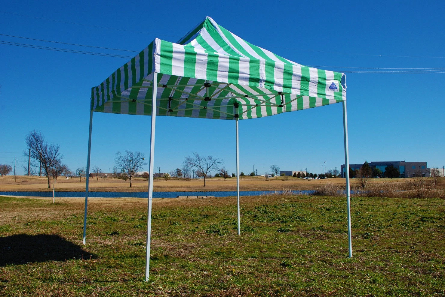 Delta Canopy 8'x8' Green Stripe - Pop Up Tent Basic Pop Up Tents 5 Delta Canopy 8'x8' Green Stripe - Pop Up Tent Basic Pop Up Tents