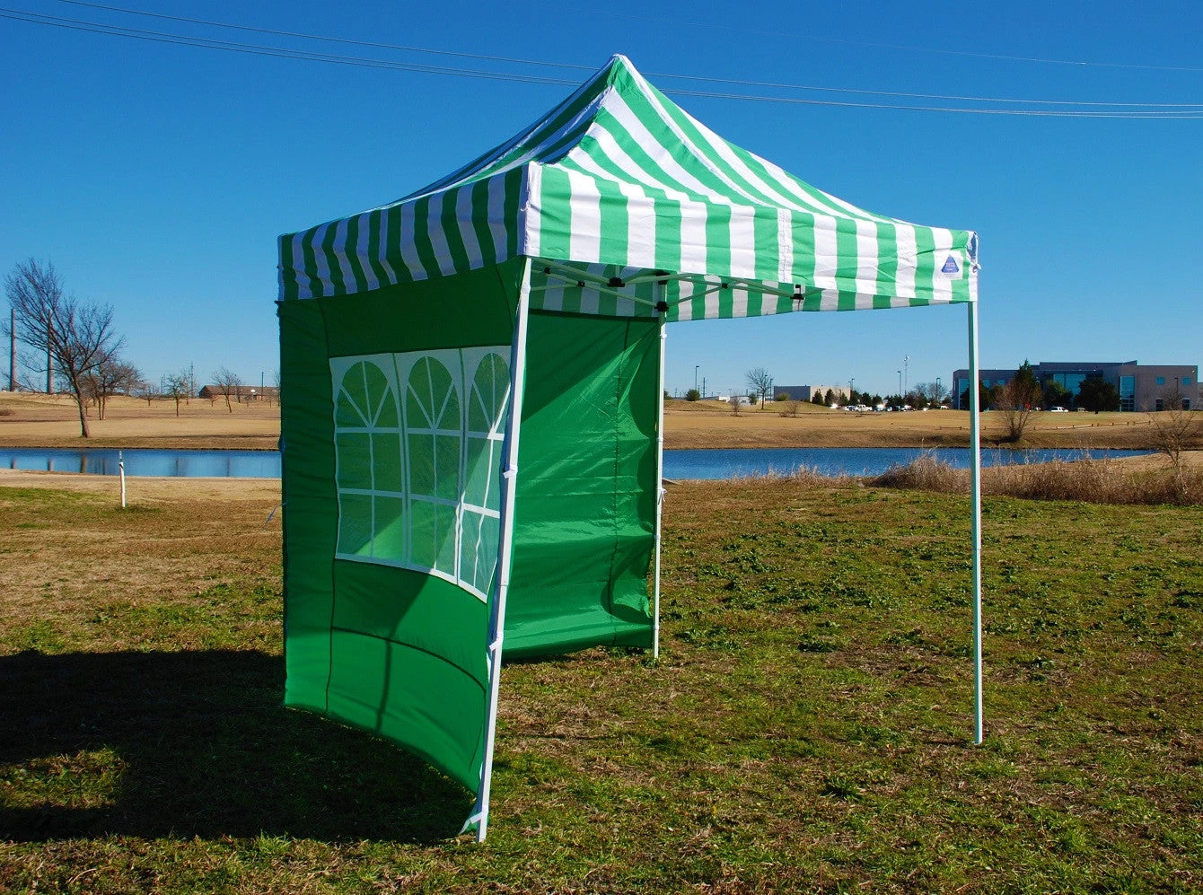Delta Canopy 8'x8' Green Stripe - Pop Up Tent Basic Pop Up Tents 7 Delta Canopy 8'x8' Green Stripe - Pop Up Tent Basic Pop Up Tents