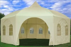 Delta Canopy 20'x20' Octagonal Party Tent - Cream Party Tents