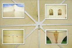 Delta Canopy 20'x20' Octagonal Party Tent - Cream Party Tents