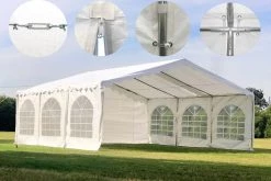 Delta Canopy Budget PE Party Tent 20'x20' With Waterproof Top