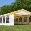 Deltacanopy Party Tents Budget PVC Party Tent 32'x16' - Blue, Green, Red, Sand, Yellow