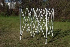 Delta Canopy F Model 10'x10' Green Stripe - Pop Up Tent Pro Pop Up Tents