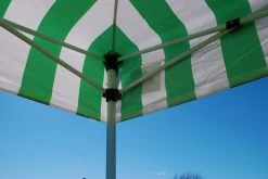 Delta Canopy E Model 10'x10' Green Stripe - Pop Up Tent