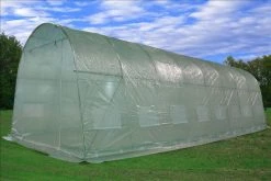 Delta Canopy Greenhouses Greenhouse 26'x12' + Sun Shade Cover - Round Top