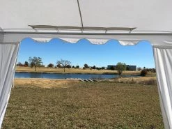 Delta Canopy Poly Decagonal 29'x21' White - Party Tent Party Tents