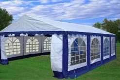 Delta Canopy PE Party Tent 26'x16' - Blue/White