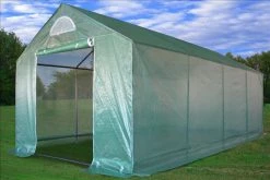 Delta Canopy Greenhouses Greenhouse 20'x10'+Sun Shade Cover - Triangle Top