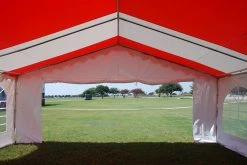 Deltacanopy Party Tents Budget PVC Party Tent 32'x16' - Blue, Green, Red, Sand, Yellow
